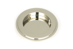 50161 From the Anvil Polished Nickel 75mm Art Deco Round Pull