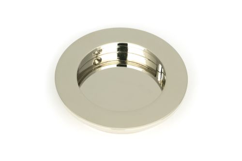 Click Here To Enlarge This Photo Of 50163 From the Anvil Polished Nickel 75mm Plain Round Pull