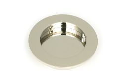 50163 From the Anvil Polished Nickel 75mm Plain Round Pull