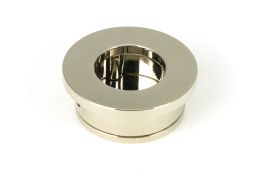 50169 From the Anvil Polished Nickel 34mm Round Finger Edge Pull