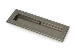 50170 From the Anvil Pewter 175mm Art Deco Rectangular Pull