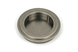 50178 From the Anvil Pewter 60mm Art Deco Round Pull