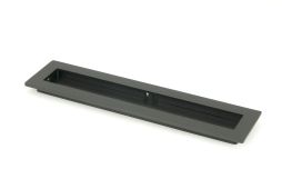 50209 From the Anvil Matt Black 250mm Plain Rectangular Pull