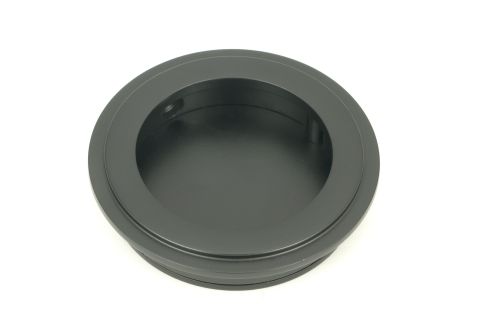 Click Here To Enlarge This Photo Of 50214 From the Anvil Matt Black 60mm Art Deco Round Pull