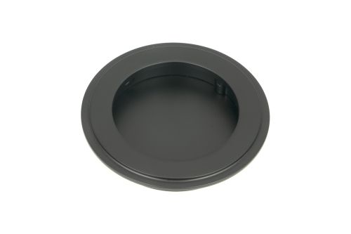 Click Here To Enlarge This Photo Of 50215 From the Anvil Matt Black 75mm Art Deco Round Pull