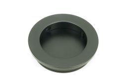 50216 From the Anvil Matt Black 60mm Plain Round Pull