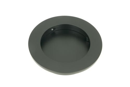 Click Here To Enlarge This Photo Of 50217 From the Anvil Matt Black 75mm Plain Round Pull