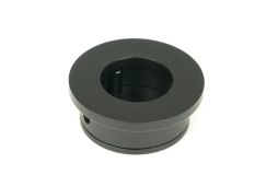 50223 From the Anvil Matt Black 34mm Round Finger Edge Pull