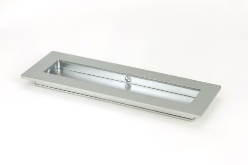 Click Here To Enlarge This Photo Of 50638 From the Anvil Satin Chrome 175mm Plain Rectangular Pull