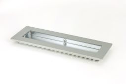 50638 From the Anvil Satin Chrome 175mm Plain Rectangular Pull