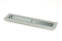 50639 From the Anvil Satin Chrome 250mm Plain Rectangular Pull