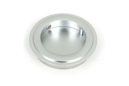 50644 From the Anvil Satin Chrome 60mm Art Deco Round Pull