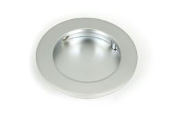 50647 From the Anvil Satin Chrome 75mm Plain Round Pull