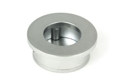 50653 From the Anvil Satin Chrome 34mm Round Finger Edge Pull