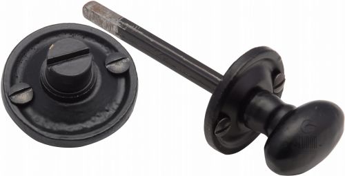 Click Here To Enlarge This Photo Of TC686 M.Marcus The Tudor Collection Privacy Bolt Black Iron Thumbturn & Emergency Release