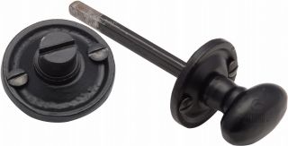 TC686 M.Marcus The Tudor Collection Privacy Bolt Black Iron Thumbturn & Emergency Release