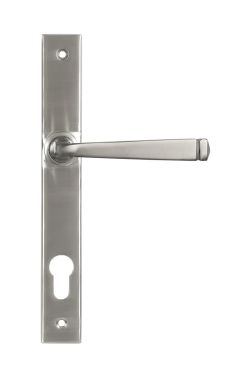 Click Here To Enlarge This Photo Of 49800 From the Anvil Satin Marine SS (316) Avon Slimline Lever Espag. Lock Set - 92mm centres - 212mm screw centres