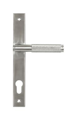 Click Here To Enlarge This Photo Of 49802 From the Anvil Satin Marine SS (316) Brompton Slimline Espag. Lock Set - 92mm centres - 212mm screw centres