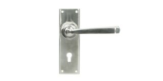 49824 From the Anvil Satin Marine SS (316) Avon Lever Lock Set