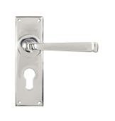 49831 From the Anvil Polished Marine SS (316) Avon Lever Euro Lock Set