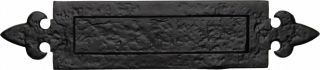 TC770 M.Marcus The Tudor Collection Fleur De Lys Letterplate Black Iron