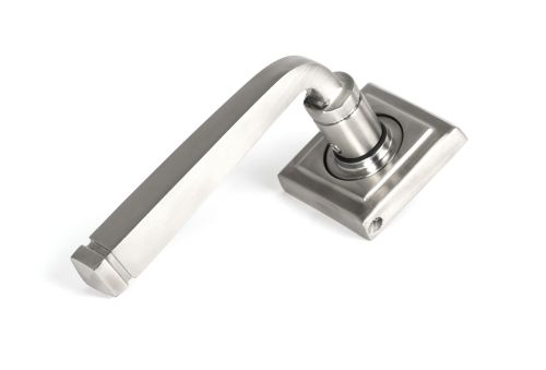 Click Here To Enlarge This Photo Of 49851 From the Anvil Satin Marine SS (316) Avon Round Lever on Rose Set (Square)