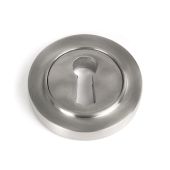 49864 From the Anvil Satin Marine SS (316) Round Escutcheon (Plain)