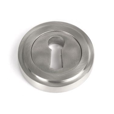 Click Here To Enlarge This Photo Of 49865 From the Anvil Satin Marine SS (316) Round Escutcheon (Art Deco)