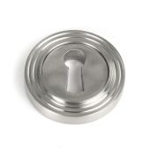 49866 From the Anvil Satin Marine SS (316) Round Escutcheon (Beehive)