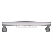 C0334 203-SC Heritage Brass Cabinet Pull Deco Design 203mm ctc Satin Chrome Finish