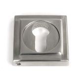 49875 From the Anvil Satin Marine SS (316) Round Euro Escutcheon (Square)