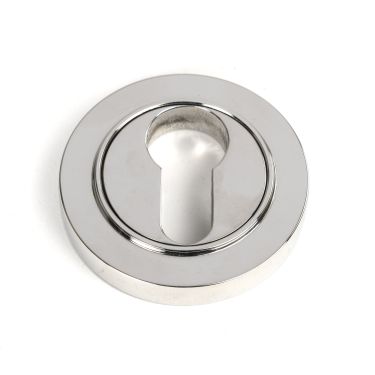 Click Here To Enlarge This Photo Of 49876 From the Anvil Polished Marine SS (316) Round Euro Escutcheon (Plain)