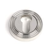 49878 From the Anvil Polished Marine SS (316) Round Euro Escutcheon (Beehive)