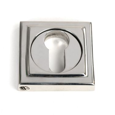 Click Here To Enlarge This Photo Of 49879 From the Anvil Polished Marine SS (316) Round Euro Escutcheon (Square)