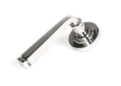 50077 From the Anvil Polished Marine SS (316) Avon Round Lever on Rose Set (Plain) - Unsprung