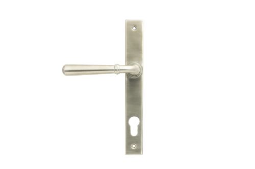 Click Here To Enlarge This Photo Of 47073 From the Anvil Satin Marine SS (316) Newbury Slimline Lever Espag. Lock Set - 92mm centres - 212mm screw centres
