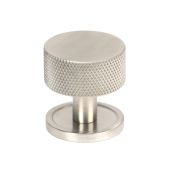 46890 From the Anvil Satin SS (304) Brompton Cabinet Knob - 32mm (Plain)