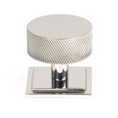 47095 From the Anvil Polished SS (304) Brompton Cabinet Knob - 38mm (Square)
