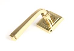 50602 From the Anvil Polished Brass Avon Round Lever on Rose Set (Square)