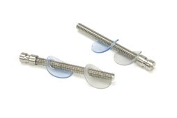 50817 From the Anvil Satin SS (304) 100mm Back to Back Fixings for T Bar (2) - Offset