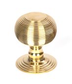 50839 From the Anvil Polished Brass Beehive Centre Door Knob