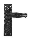 46574 From the Anvil Antique Black MF Lever Latch Set