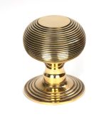 46654 From the Anvil Aged Brass Beehive Centre Door Knob