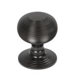 46657 From the Anvil Aged Bronze Beehive Centre Door Knob
