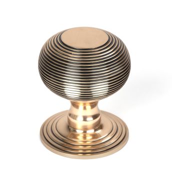 Click Here To Enlarge This Photo Of 46658 From the Anvil Polished Bronze Beehive Centre Door Knob