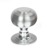 46659 From the Anvil Satin Chrome Beehive Centre Door Knob