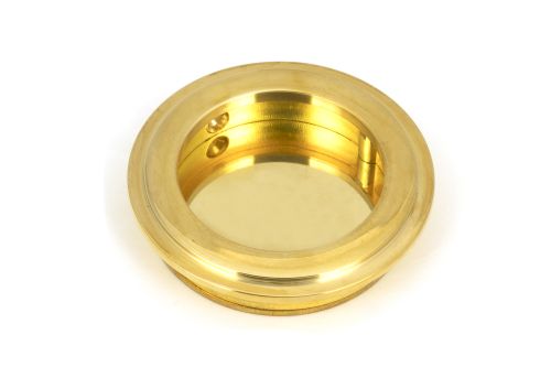 Click Here To Enlarge This Photo Of 47165 From the Anvil Polished Brass 60mm Art Deco Round Pull