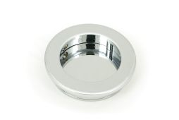 47185 From the Anvil Polished Chrome 60mm Plain Round Pull