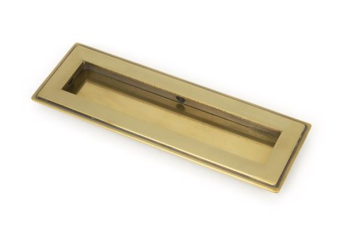 Click Here To Enlarge This Photo Of 48300 From the Anvil Aged Brass 175mm Art Deco Rectangular Pull