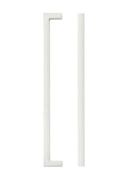 Click Here To Enlarge This Photo Of TDFPS-224-BN - Zoo Hardware Square Block Cabinet Pull Handle 224mm c/c Brushed Nickel Finish